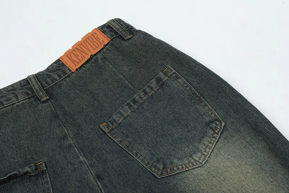 Raw Hem Star Jeans