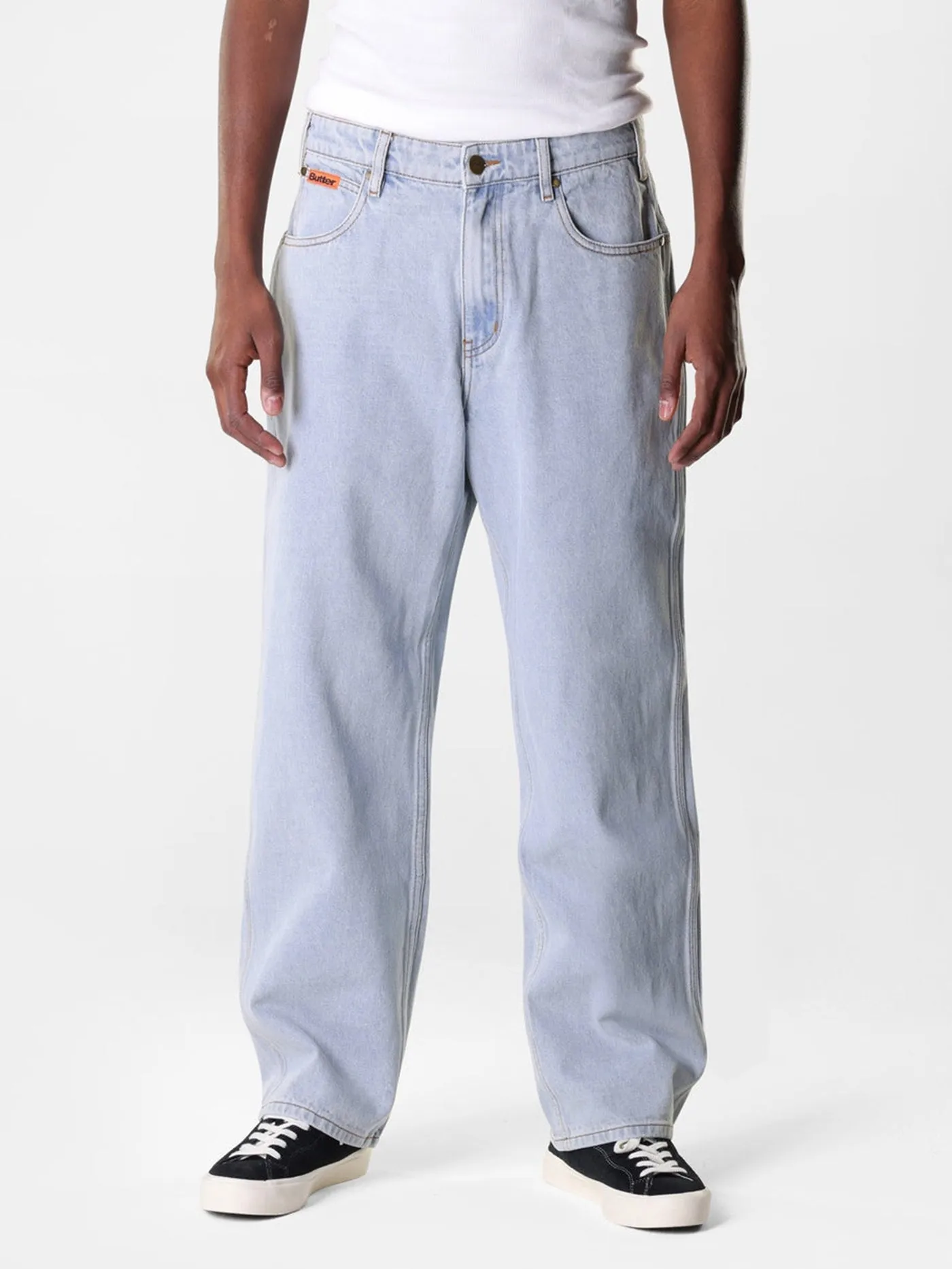 Relaxed Light Blue Jeans