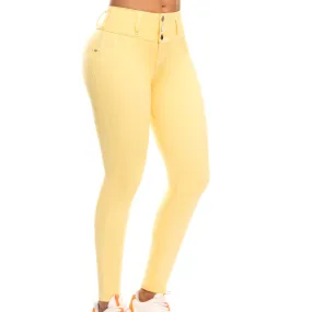 RIF. 10014 Giallo Jeans PushUp Modellante