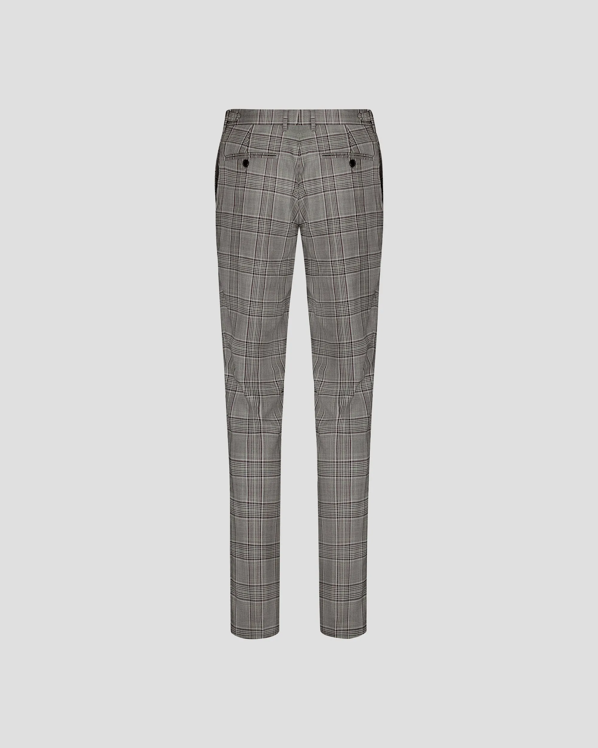 SG Dress Trouser - Grey   Green Plaid