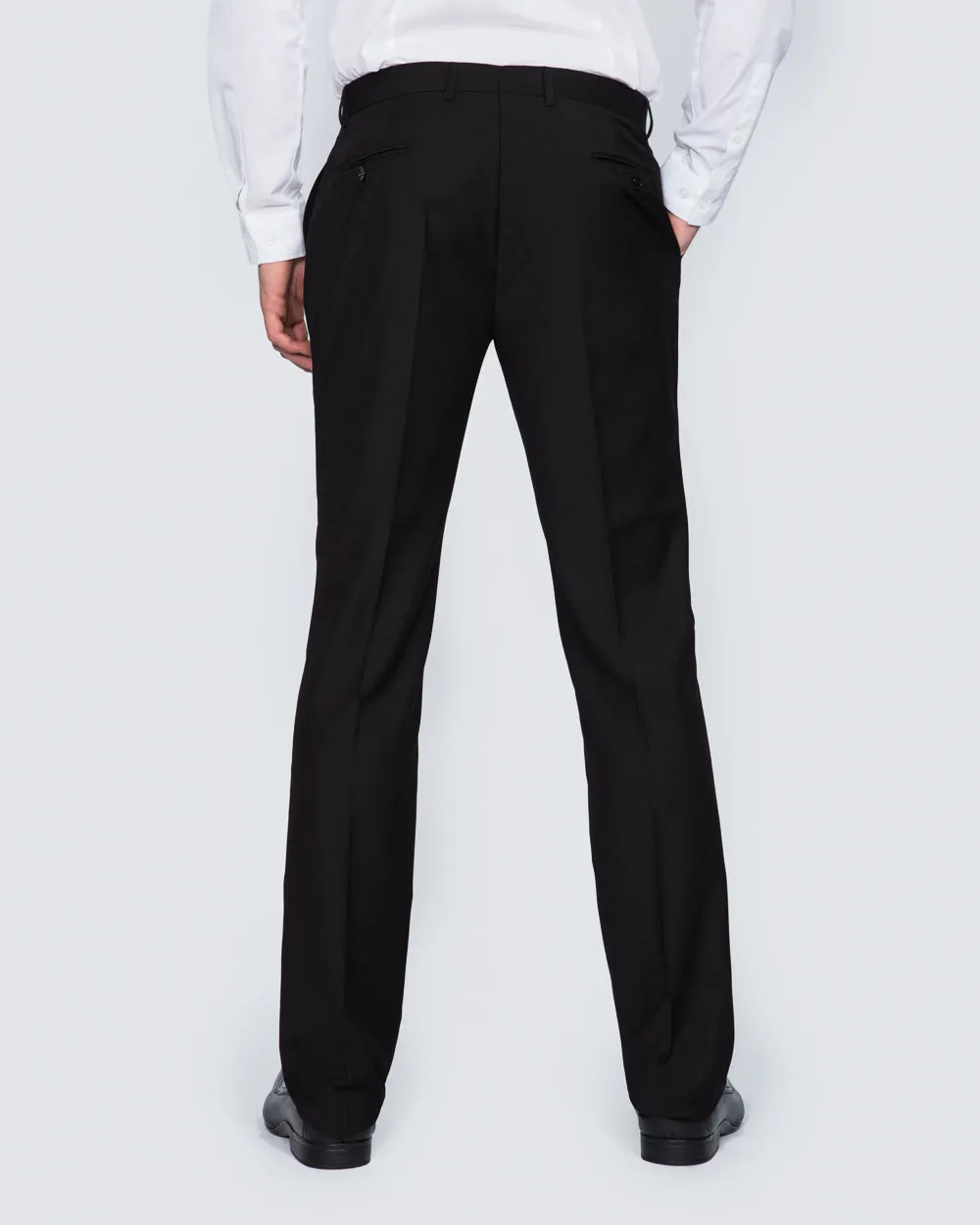 Skopes Slim Fit Superfine Twill Trousers (black)