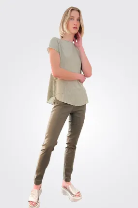 Slim Trousers - Olive