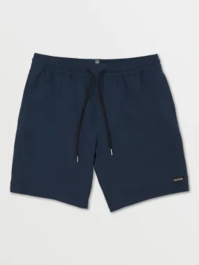 Stones Hybrid Elastic Waist Shorts - Navy