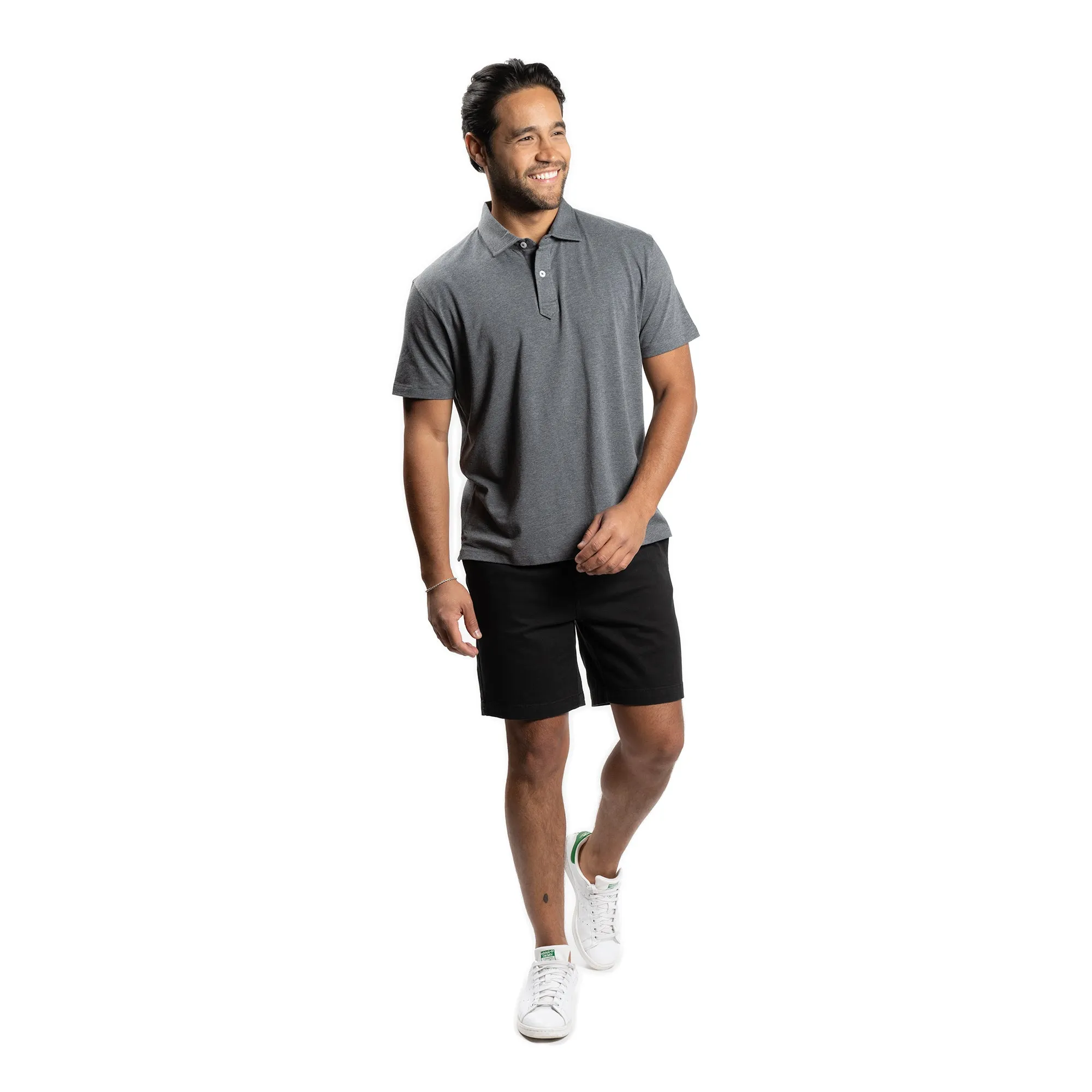 Stretch Chino Shorts - Black