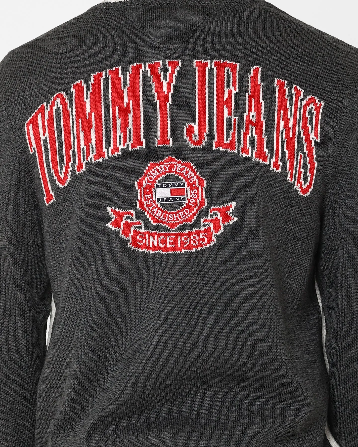 Tommy Jeans Relaxed Collegiate Cardigan Black/Multi