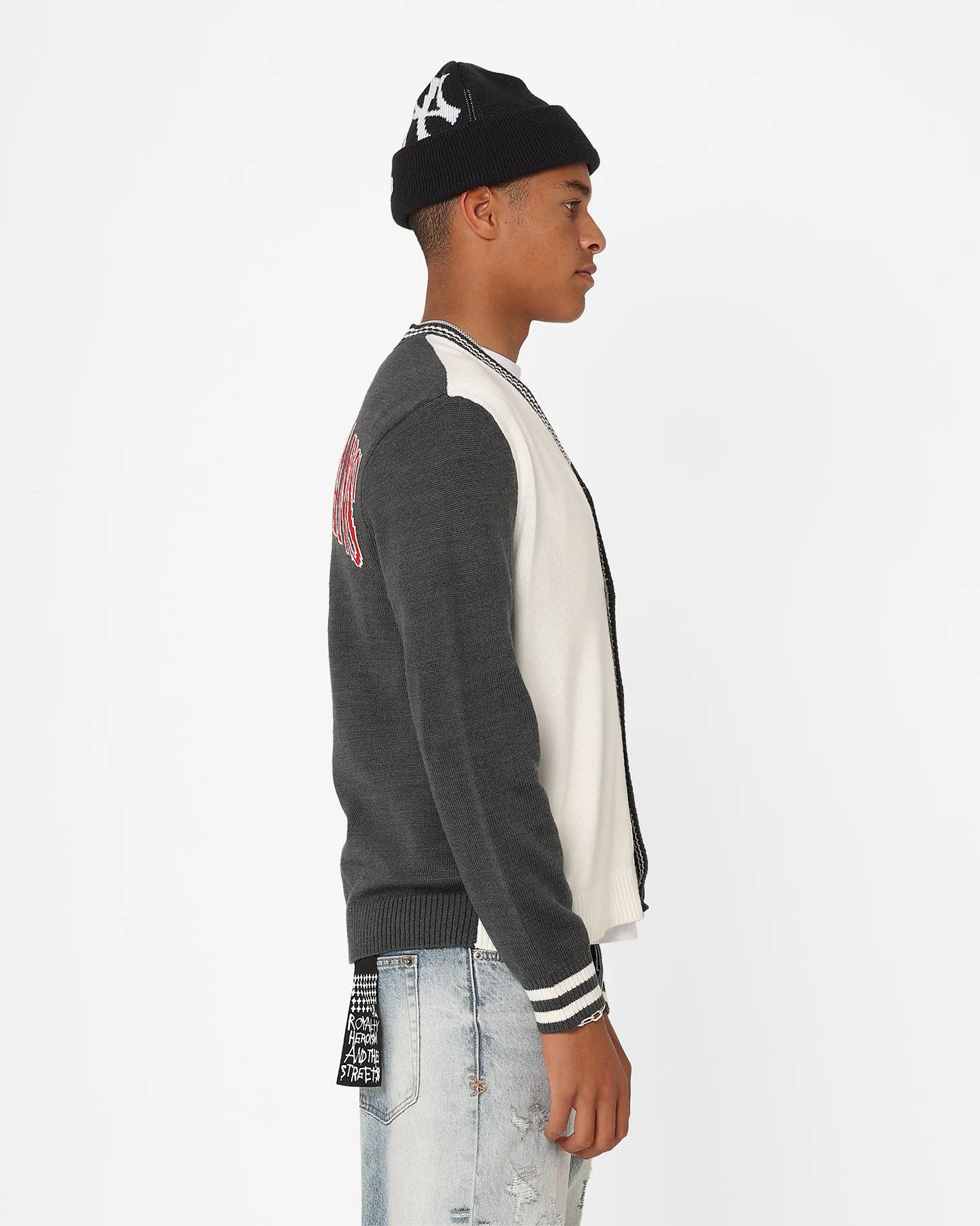 Tommy Jeans Relaxed Collegiate Cardigan Black/Multi