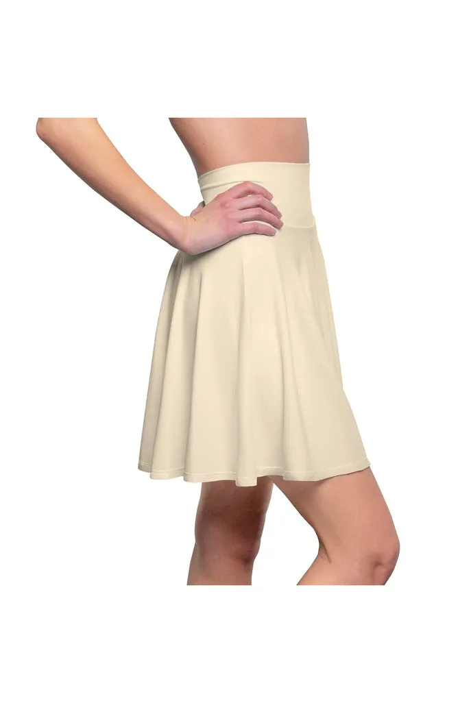 Wheat Colored Women's Skater Skirt