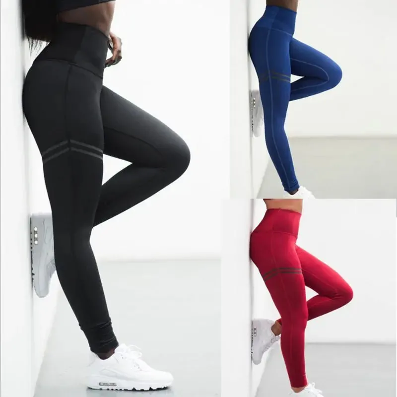 Women's Gym Leggings – Moisture-Wicking, Slimming Waistband Yoga Pants, Stylish Designs