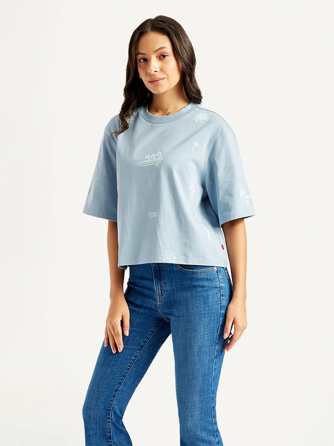 Women's Printed Relaxed Fit T-Shirt