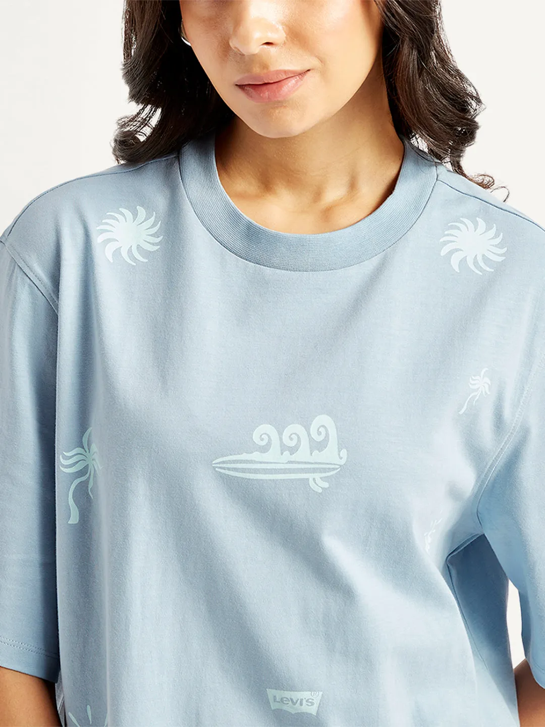 Women's Printed Relaxed Fit T-Shirt