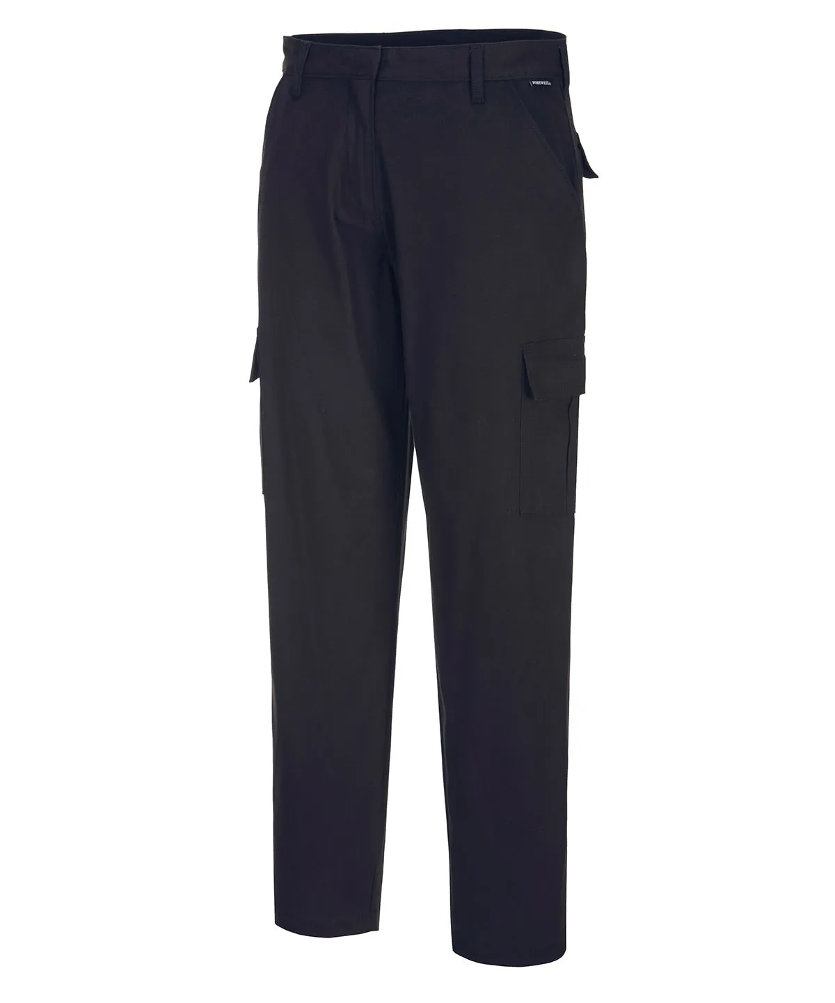 Womens stretch cargo trousers (S233) slim fit | Dark Navy